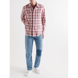 FRAME Straight-Leg Patchwork Denim Jeans Mens Sz 32 NWOT High Rise Classic 90s